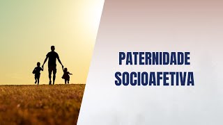 Paternidade socioafetiva [upl. by Leivad156]