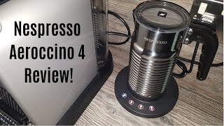 Nespresso Aeroccino 4 Milk Frother Review  Worth upgrading from the Aeroccino 3 [upl. by Nerret431]