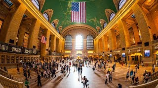 Walking Tour of Grand Central Terminal — New York City 【4K】🇺🇸 [upl. by Ecirtaemed]