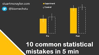 Ten Statistical Mistakes in 5 Min [upl. by Refotsirc]