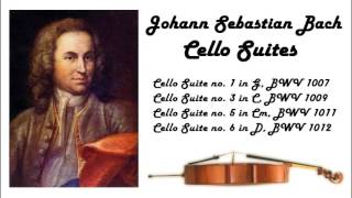 Johann Sebastian Bach  Cello suites in 432 Hz great for reading or studying [upl. by Ettennod]