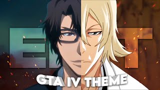 Aizen x Urahara  GTA IV Theme Edit [upl. by Allsun]